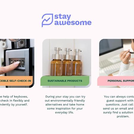 Stay Awesome - Modernes Apartment Am Botanischen Garten Kassel Exterior foto